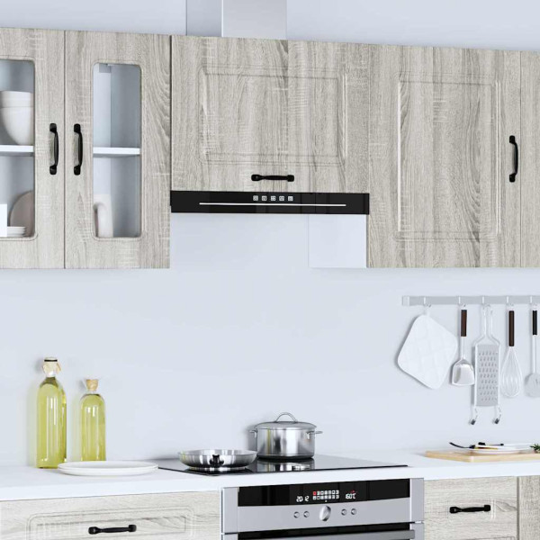 Mueble de pared de cocina Kalmar madera ingeniería sonoma gris M 4