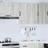 Mueble de pared de cocina Kalmar madera ingeniería sonoma gris 4