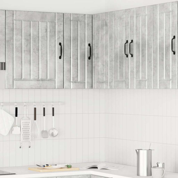 Mueble esquinero cocina Lucca madera contrachapada gris cemento M 3