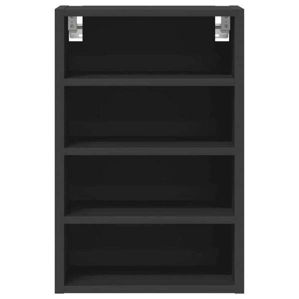 Armario colgante de cocina contrachapada negro 40x29.5x60 cm M 4