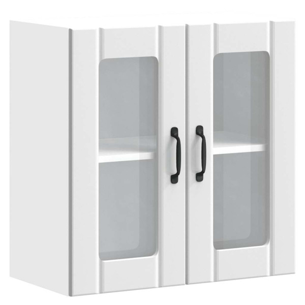 Armário de parede de cozinha porta vidro Lucca branco M 2