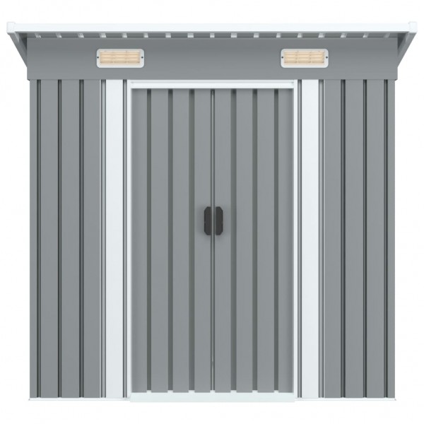 Abrigo de jardim aço antracite M 3