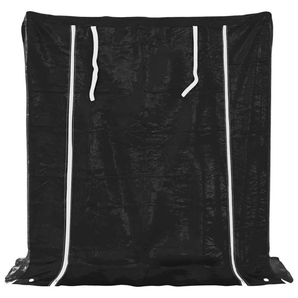 Leñero cubierta lluvia 100.5x40.5x110.5 cm acero galvanizado M 4