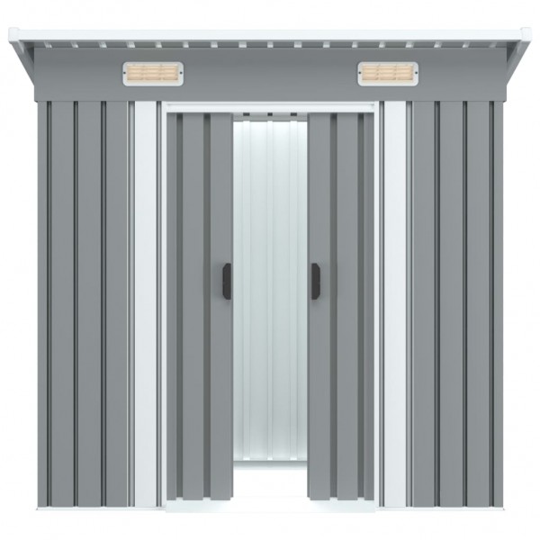 Cobertizo para jardín de acero gris antracita M 2