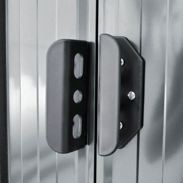 Abrigo de jardim 204x132x186 cm aço antracite M 3