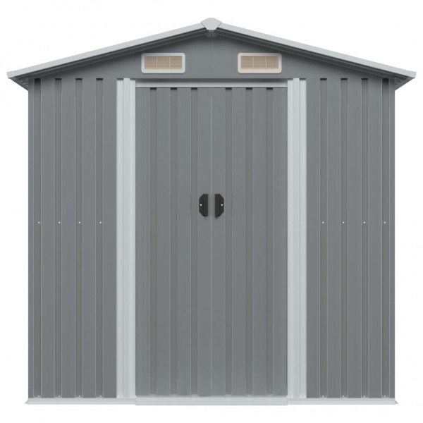 Abrigo de jardim 204x132x186 cm aço antracite M 4