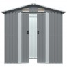 Abrigo de jardim 204x132x186 cm aço antracite 5
