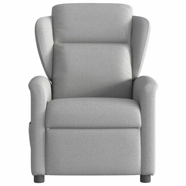 Sillón reclinable de masaje eléctrico tela gris nube M 5