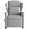 Sillón reclinable de masaje eléctrico tela gris nube 5