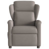 Sillón reclinable de masaje eléctrico tela gris taupe 5