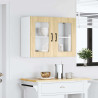 Armario pared cocina puerta de cristal Kalmar roble sonoma 3