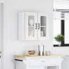 Armario pared cocina puerta de cristal Kalmar blanca 4