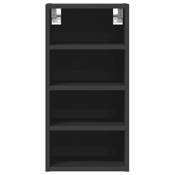 Armario colgante de cocina contrachapada negro 30x29.5x60 cm M 4