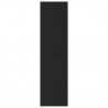 Estantería/divisor madera contrachapada negro 155x24x160 cm 5