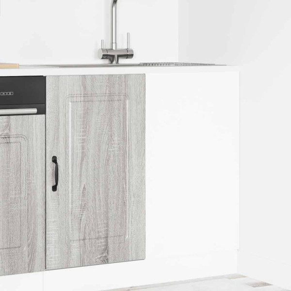 Mueble bajo de cocina Kalmar gris sonoma madera de ingeniería M 3