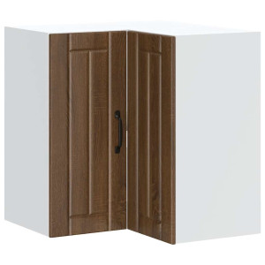 Mueble de cocina esquina pared Lucca roble marrón H