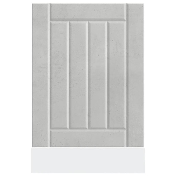 Panel lavavajillas Lucca madera contrachapada gris hormigón M 4