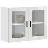 Armario pared para cocina puerta cristal Porto blanco brillante 1