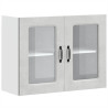 Armario pared cocina puerta de cristal Kalmar gris hormigón 2