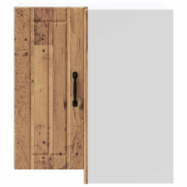 Mueble de cocina esquina pared Lucca madera vieja M 4