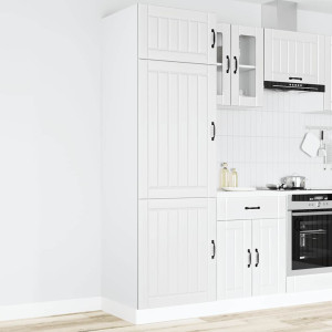 Mueble de cocina Lucca de madera contrachapada blanca H