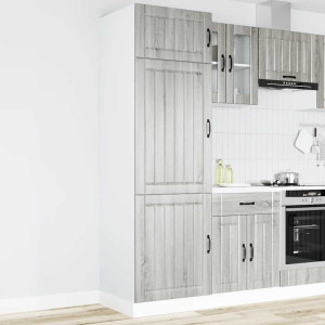 Mueble de cocina Lucca madera de gris sonoma H