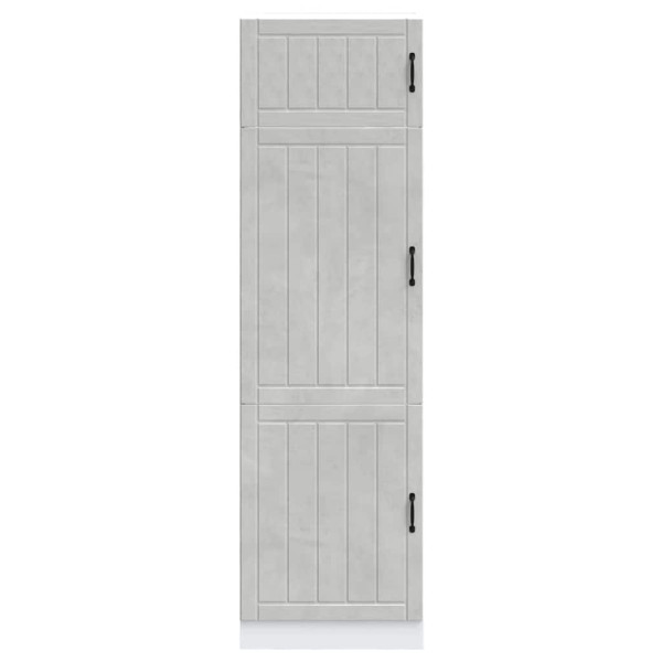 Mueble de cocina Lucca de madera contrachapada gris hormigón M 3