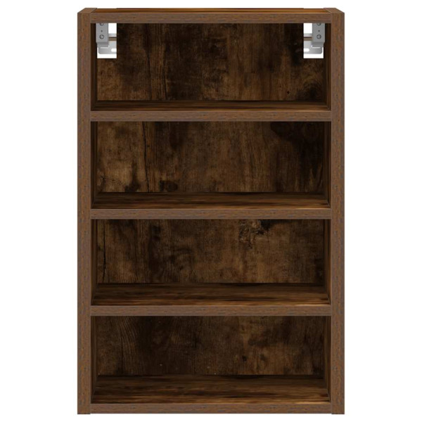 Armario colgante madera ingeniería roble ahumado 40x29.5x60 cm M 4