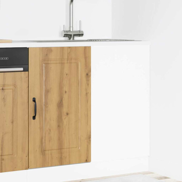 Mueble bajo de cocina Kalmar roble artesanal madera ingeniería M 3