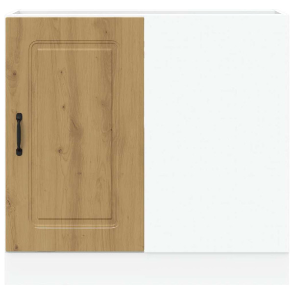 Mueble bajo de cocina Kalmar roble artesanal madera ingeniería M 5