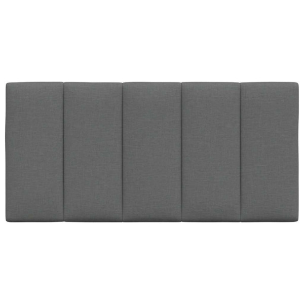 Almofadão de cabeceira 100 cm tecido cinzento-escuro M 4