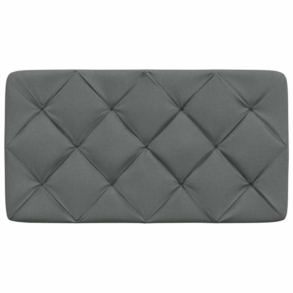 Almofadão de cabeceira 90 cm tecido cinzento-escuro M 4