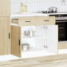 Mueble bajo de cocina porto roble sonoma madera reconstituida 3