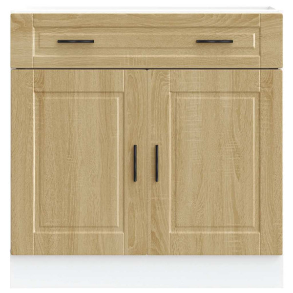 Mueble bajo de cocina porto roble sonoma madera reconstituida M 4