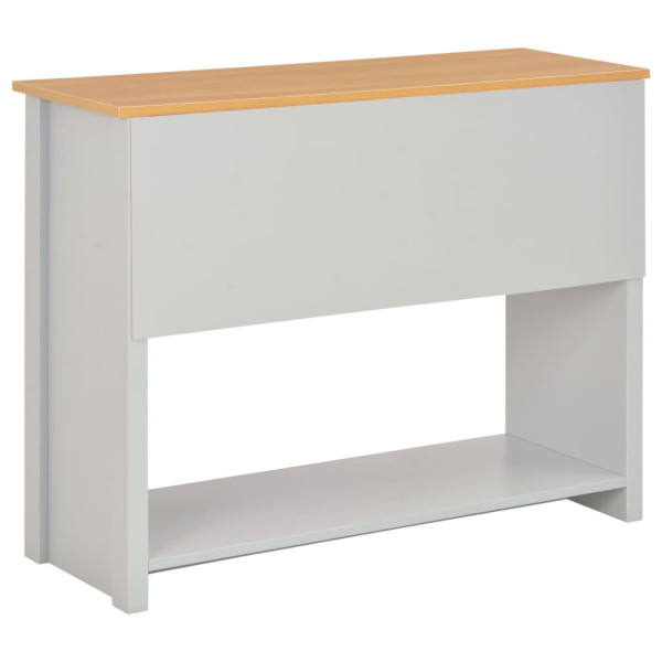 Mesa consola 97x35x76 cm cinzento M 4