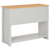 Mesa consola 97x35x76 cm cinzento 4