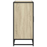 Aparador de madera de ingeniería roble Sonoma 92x35x76 cm 5
