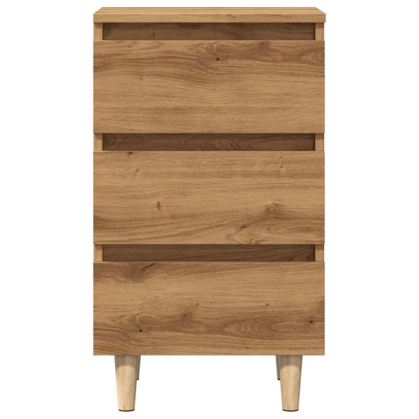 Mesitas noche 2 uds madera ingeniería roble artisian 40x35x69cm M 4