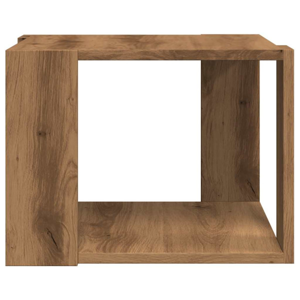 Mesa de centro madera de ingeniería roble artisan 40x40x30 cm M 5