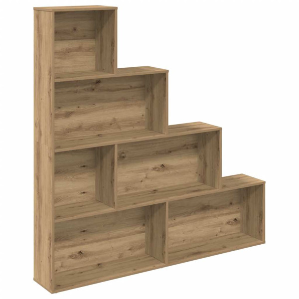 Estantería madera de ingeniería roble artisan 157x24x160 cm M 2