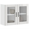 Armario pared cocina puerta cristal Lucca blanca alto brillo 5