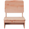 Silla de jardín madera maciza douglas 60x64x70.5 cm 3
