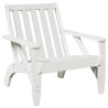 Cadeiras jardim Adirondack 2 pcs 75x77x77cm pinho maciça branco 3