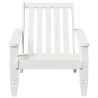 Cadeiras jardim Adirondack 2 pcs 75x77x77cm pinho maciça branco 4