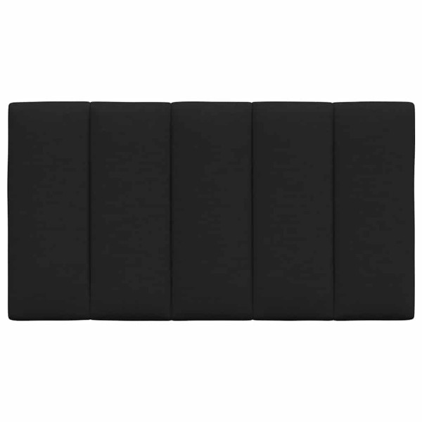 Almofadão de cabeceira 80 cm tecido preto M 4