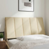 Almofadão de cabeceira 100 cm tecido creme 2