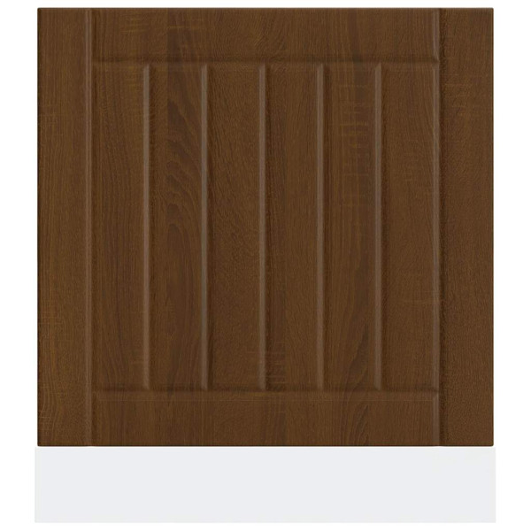 Painel máquina lavar louça deriv. de madeira carvalho castanho M 4