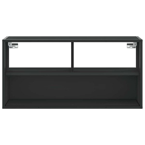 Móvel para TV 80x31x39.5 cm derivados de madeira/metal preto M 4