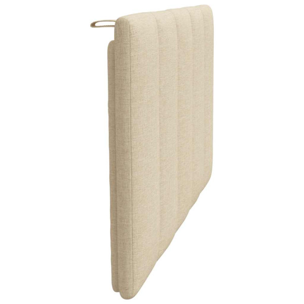 Almofadão de cabeceira 90 cm tecido creme M 5