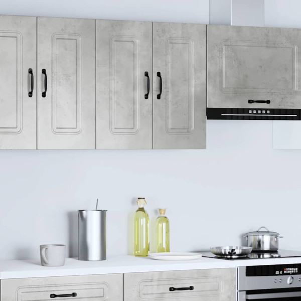 Armario de pared cocina Kalmar madera ingeniería gris hormigón M 3